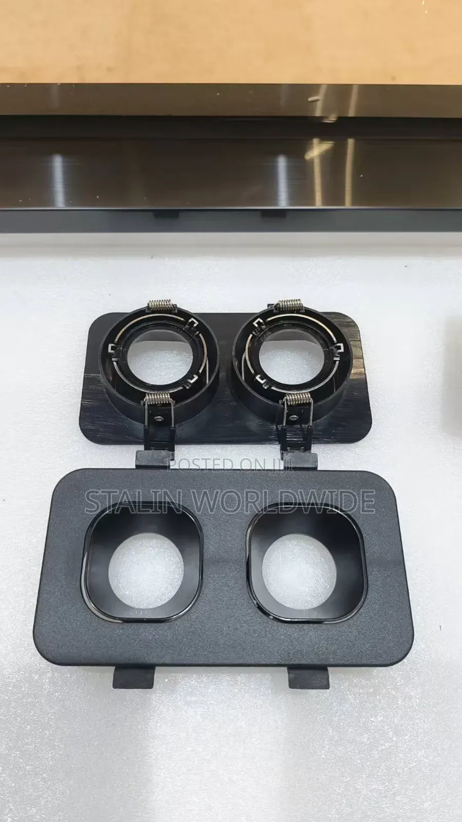 Double Reccess Led Spot Light Black