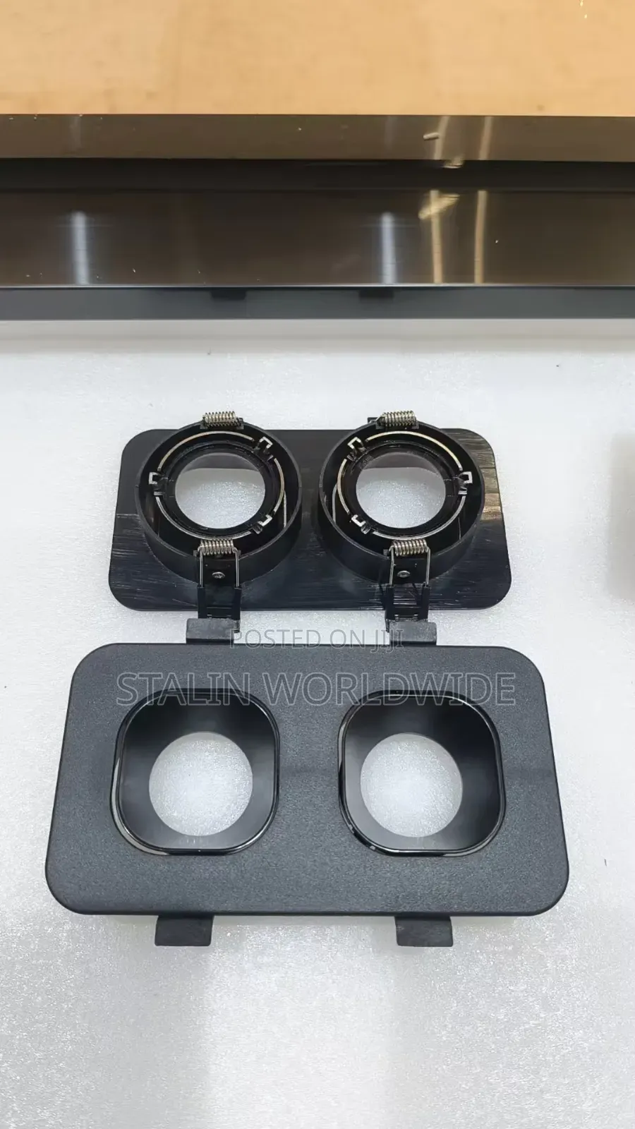 Double Reccess Led Spot Light Black