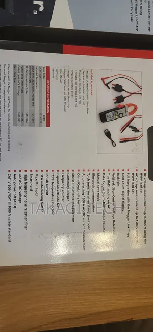 Megger Solar Pv Dcm1500s Clampmeter