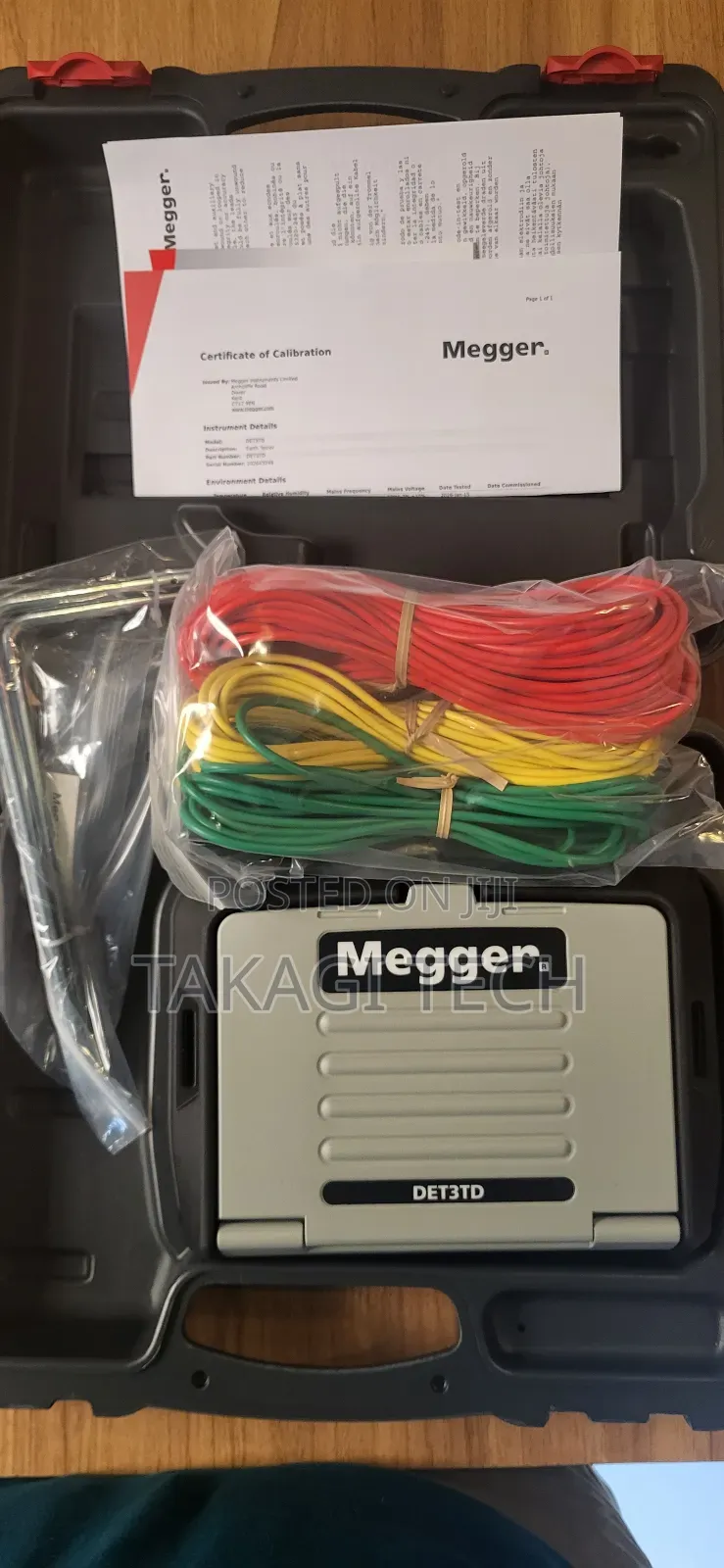 Megger Det3td Digital Ground Tester