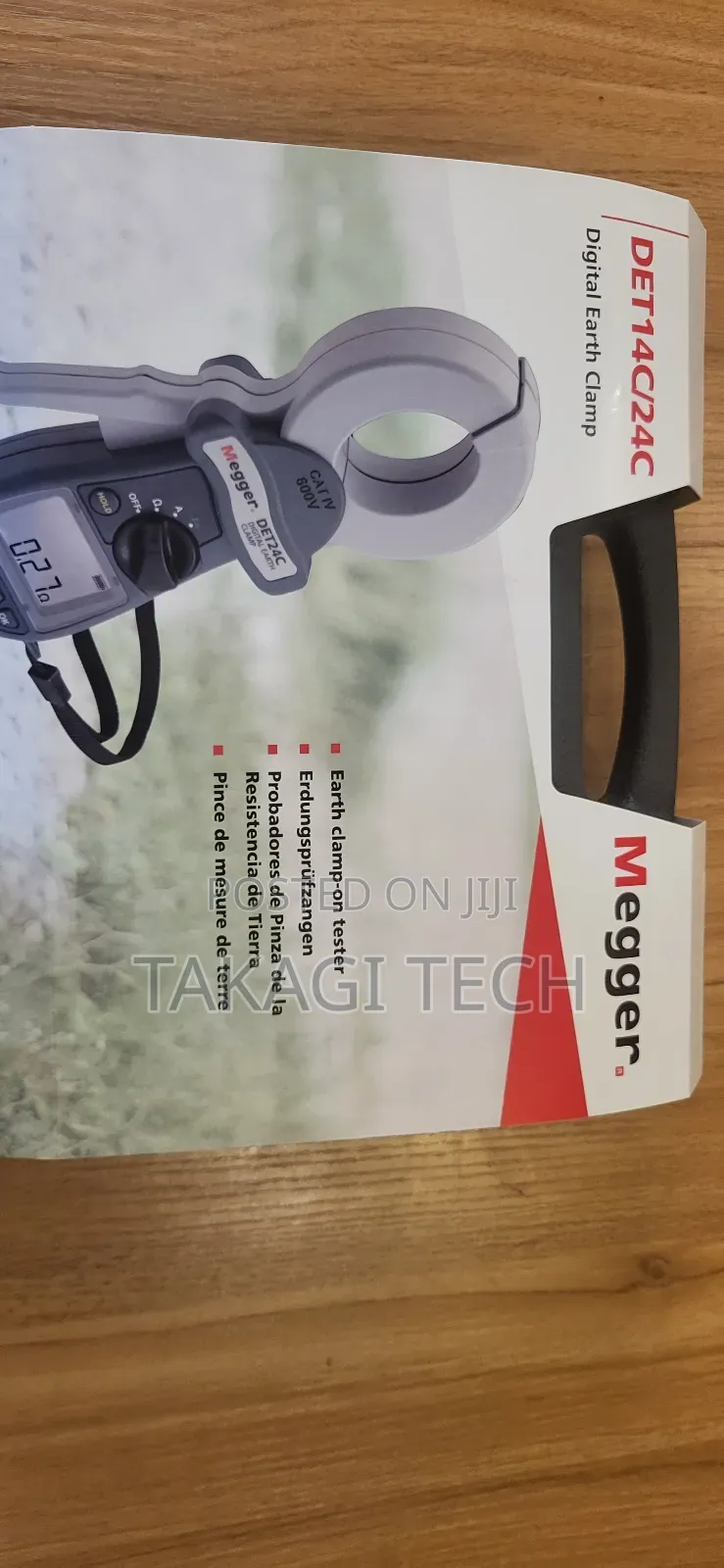 Megger Det14c Digital Earth Clampmeter
