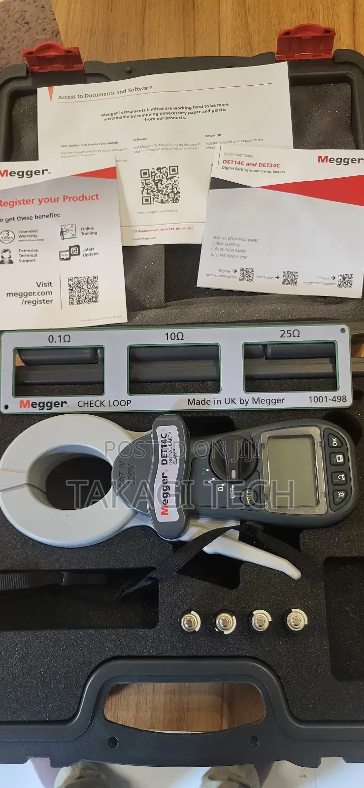 Megger Det14c Digital Earth Clampmeter