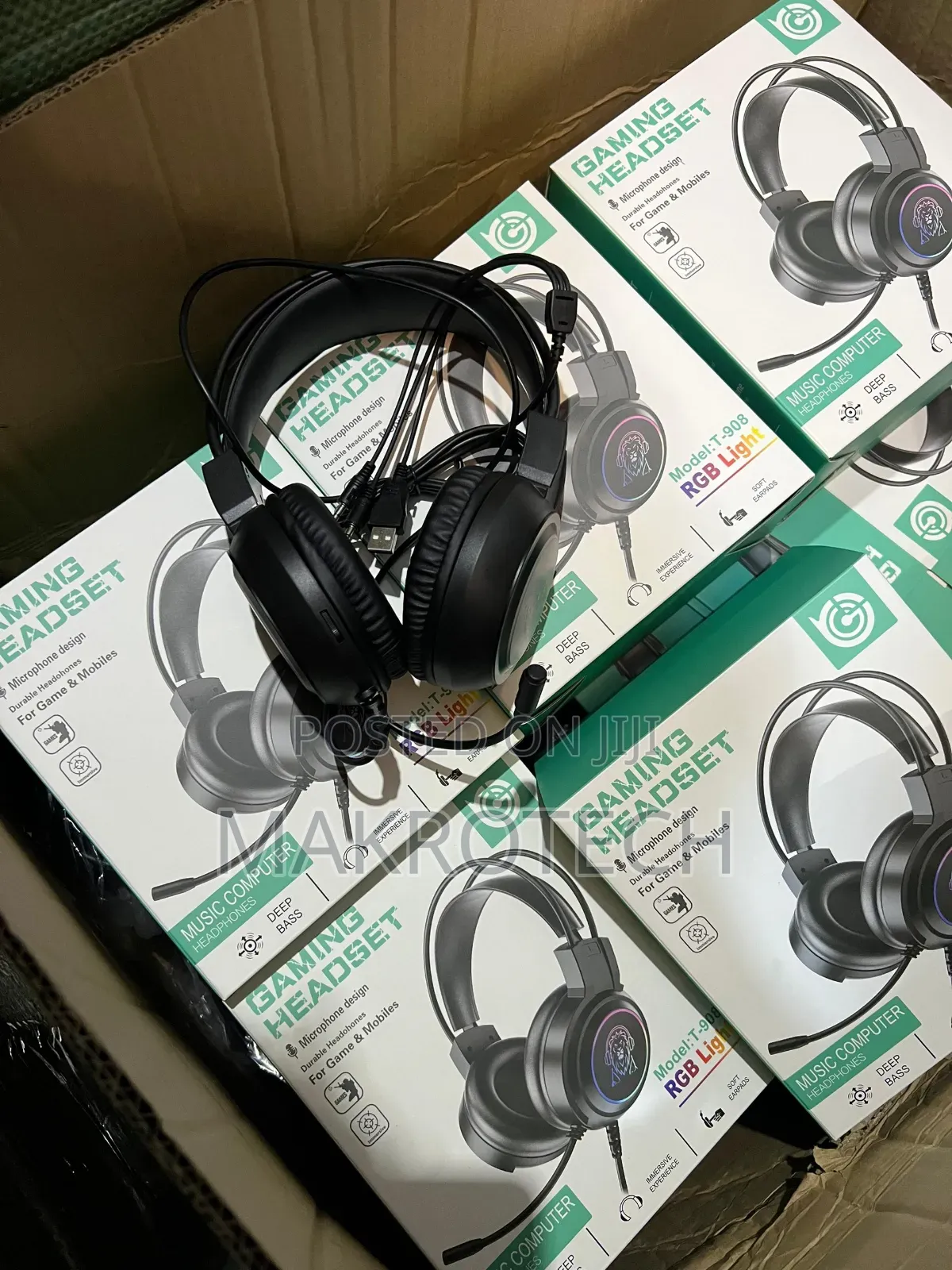 Wired Gaming Headset For Mobile And Systems