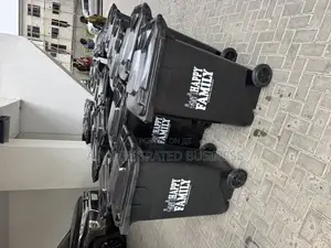 240 Liters Black Waste Bin Very Durable