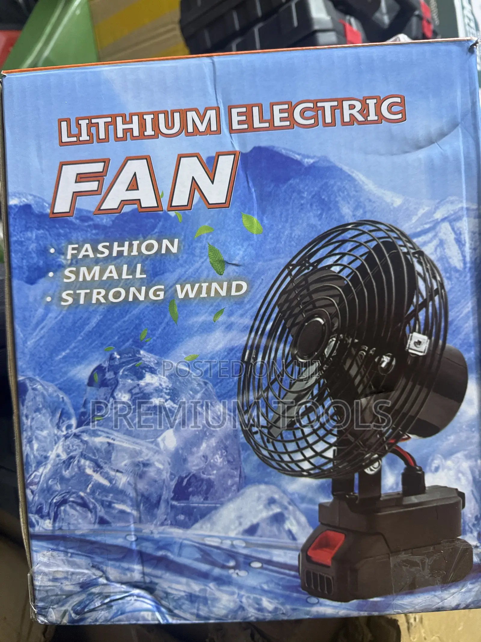 Rechargeable Fan With 2 Batteries
