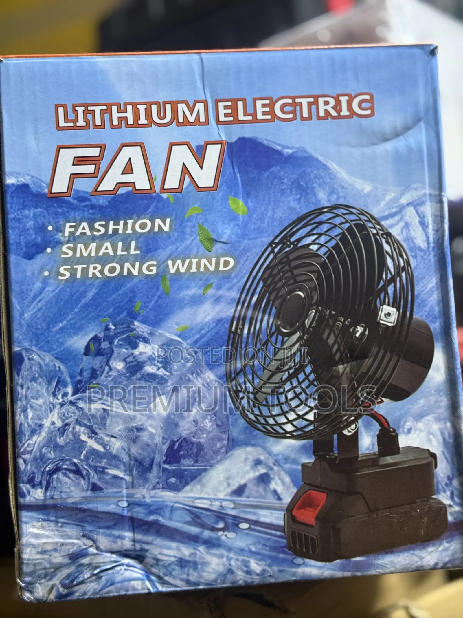 Rechargeable Fan With 2 Batteries