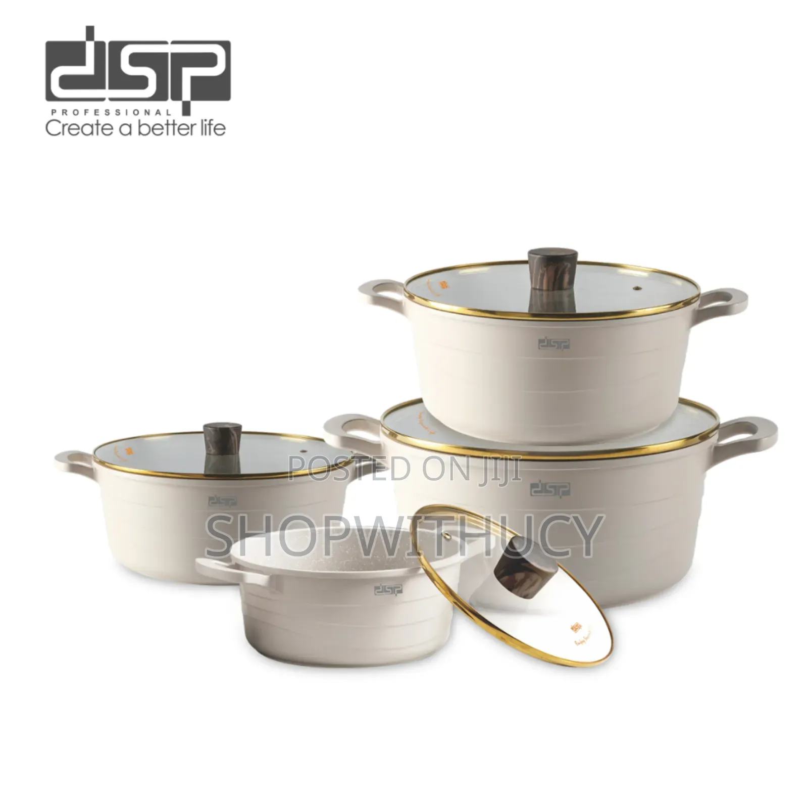 DSP Kitchen Essentials Multi-Casserole and Cookware Sets, 16 Pieces
