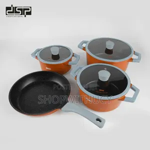 Dsp 7 Piece Multicookware Set, Non-stick Coating Pot, 100% Toxin-free