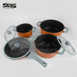 Dsp 7 Piece Multicookware Set, Non-stick Coating Pot, 100% Toxin-free