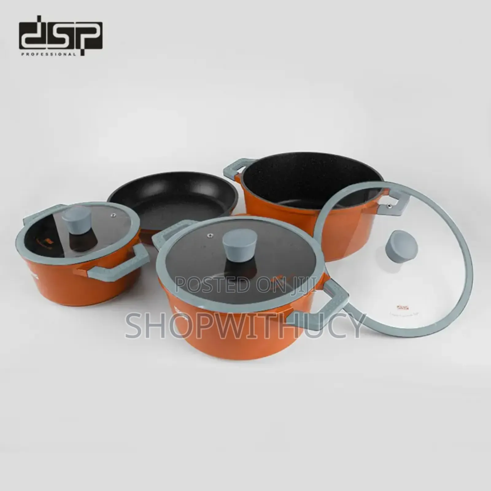Dsp 7 Piece Multicookware Set, Non-stick Coating Pot, 100% Toxin-free