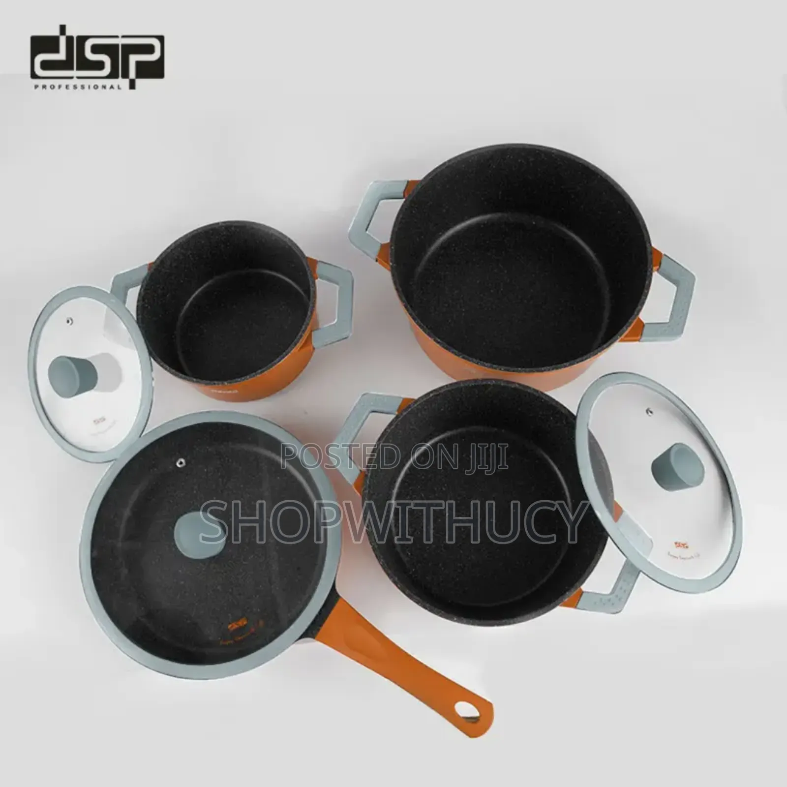 Dsp 7 Piece Multicookware Set, Non-stick Coating Pot, 100% Toxin-free