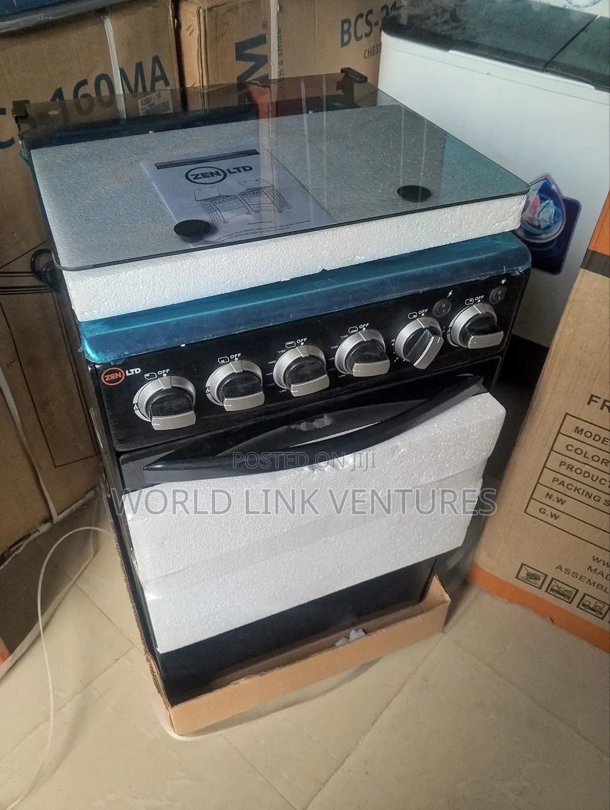 Zen LTD Standing Gas Cooker 3+1