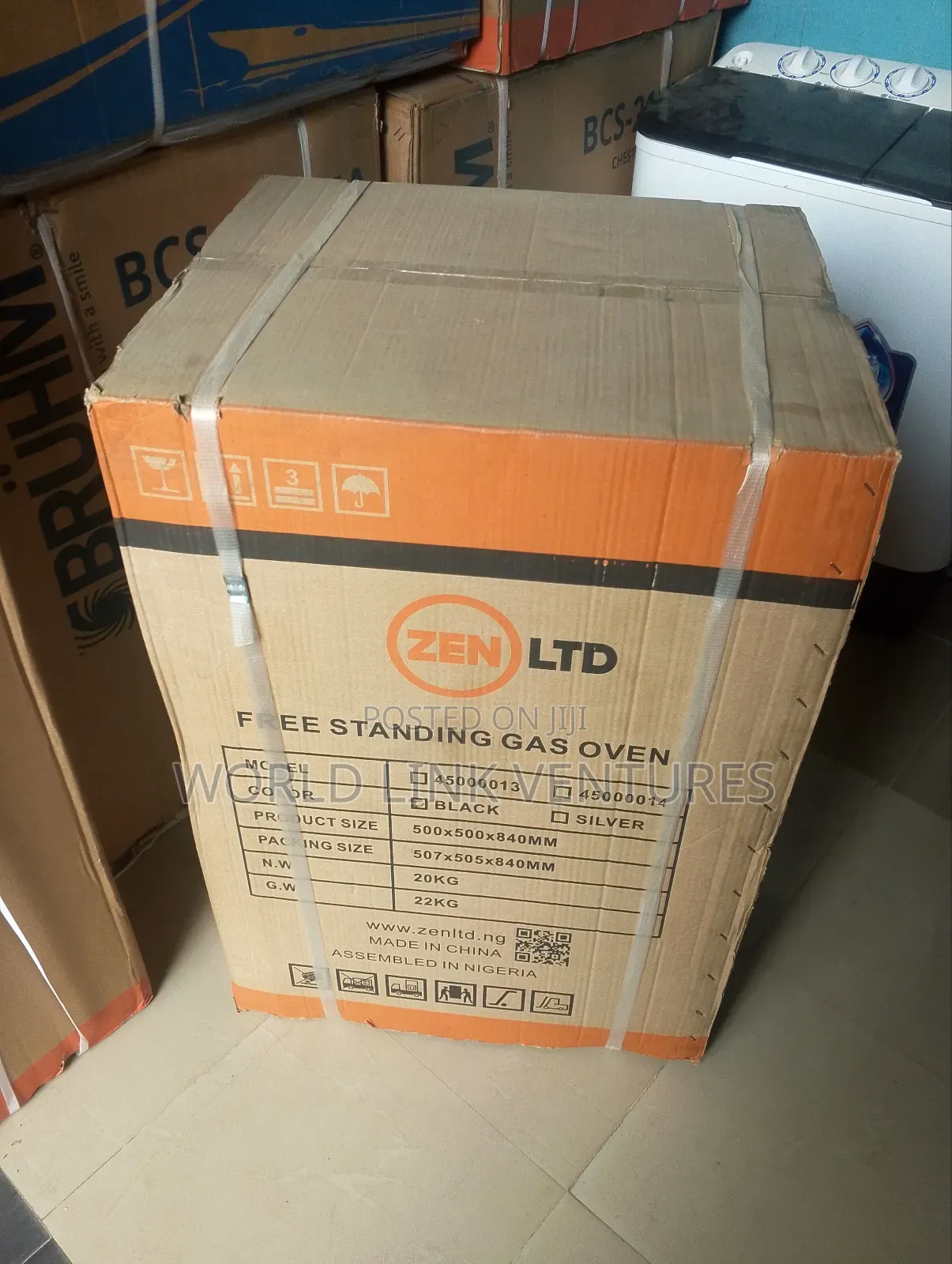 Zen LTD Standing Gas Cooker 3+1