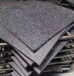 Heavy-Duty Rubber Gym Flooring Tiles