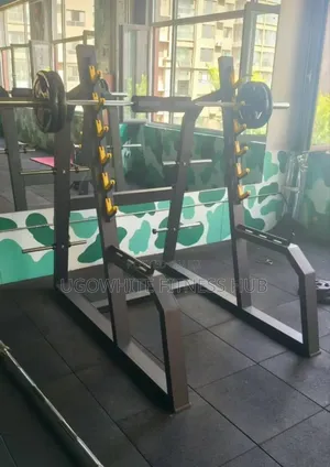 Standing Barbell Squat Rack,