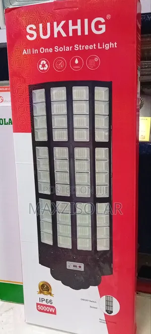 5000watts Sukhig Solar Street Light