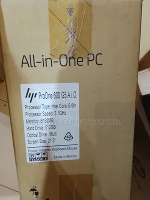 New Desktop Computer HP ProOne 600 8GB Intel Core i5 HDD 512GB