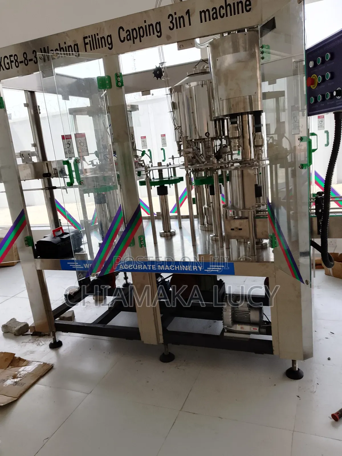 Automatic Monoblock Bottle Machine
