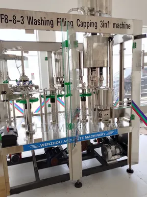 Automatic Monoblock Bottle Machine