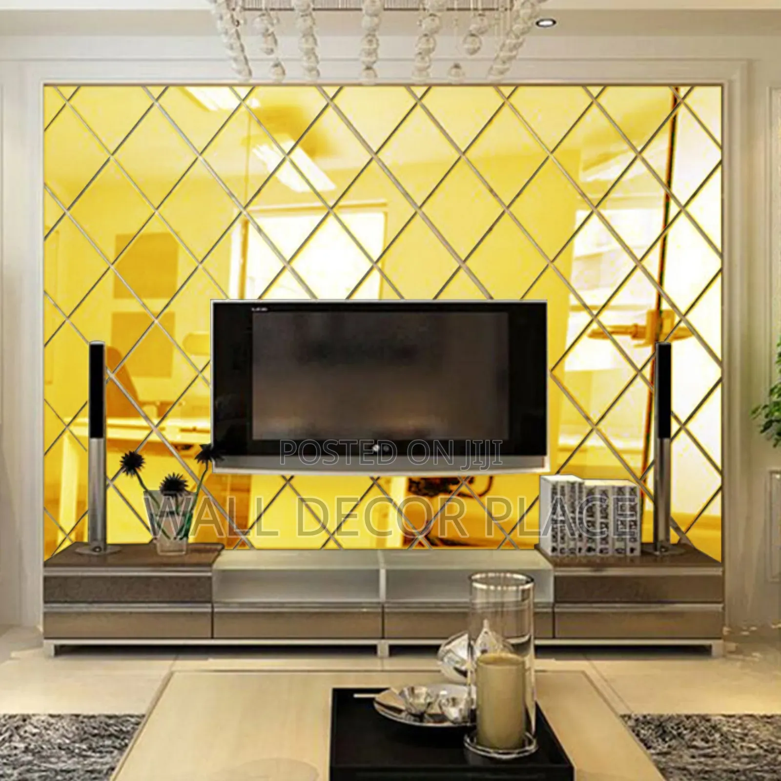 Diamond Acrylic Mirror ( Gold Silver)
