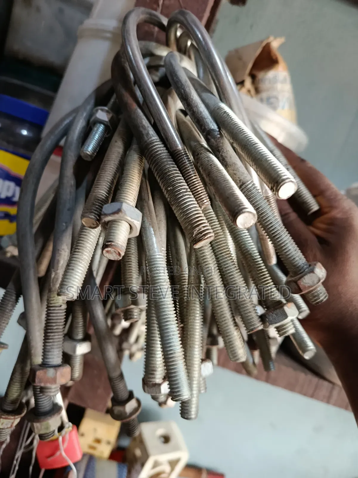 4" by 10mm Galvanized U-Bolt