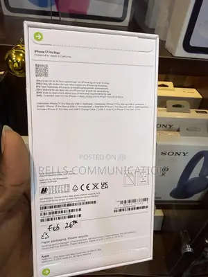 New Apple iPhone 17 Pro Max 256 GB Silver