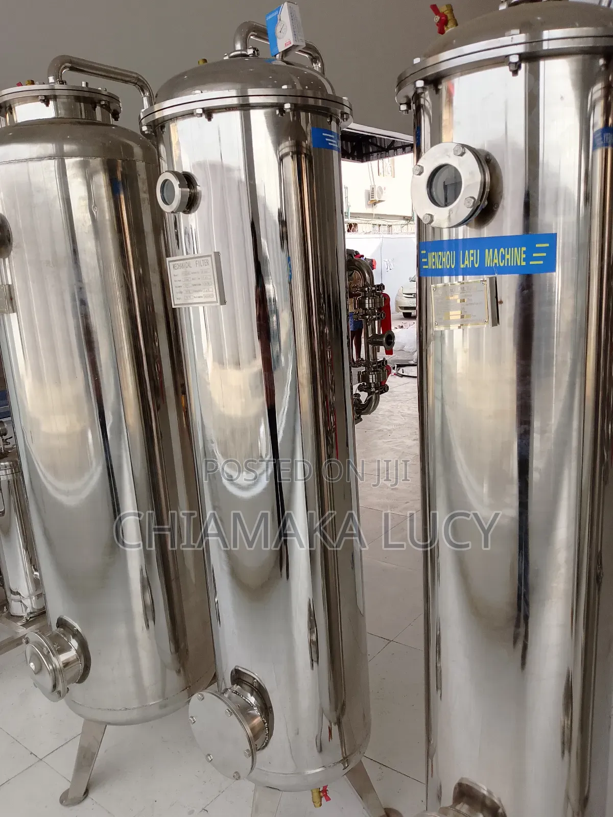Stainless Water Treatment Tank