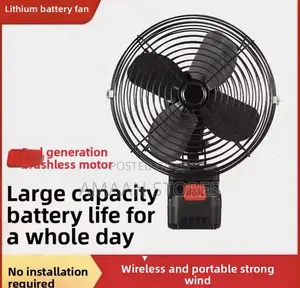 Lithium Rechargeable Battery Fan— Double Battery
