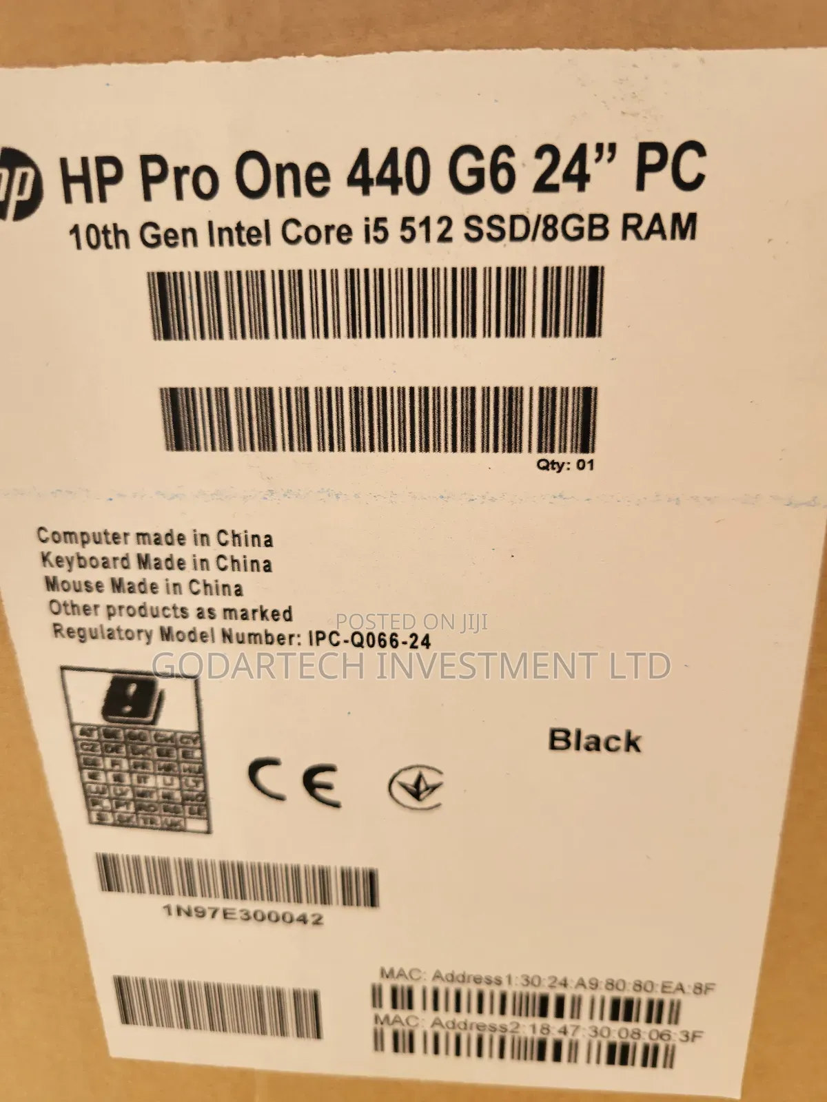 New Desktop Computer HP AiO 24 8GB Intel Core i5 SSD 512GB