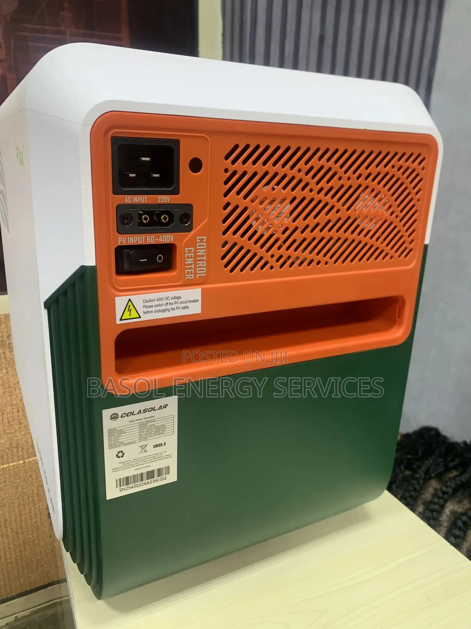 Cola3600 Plus Solar Generator