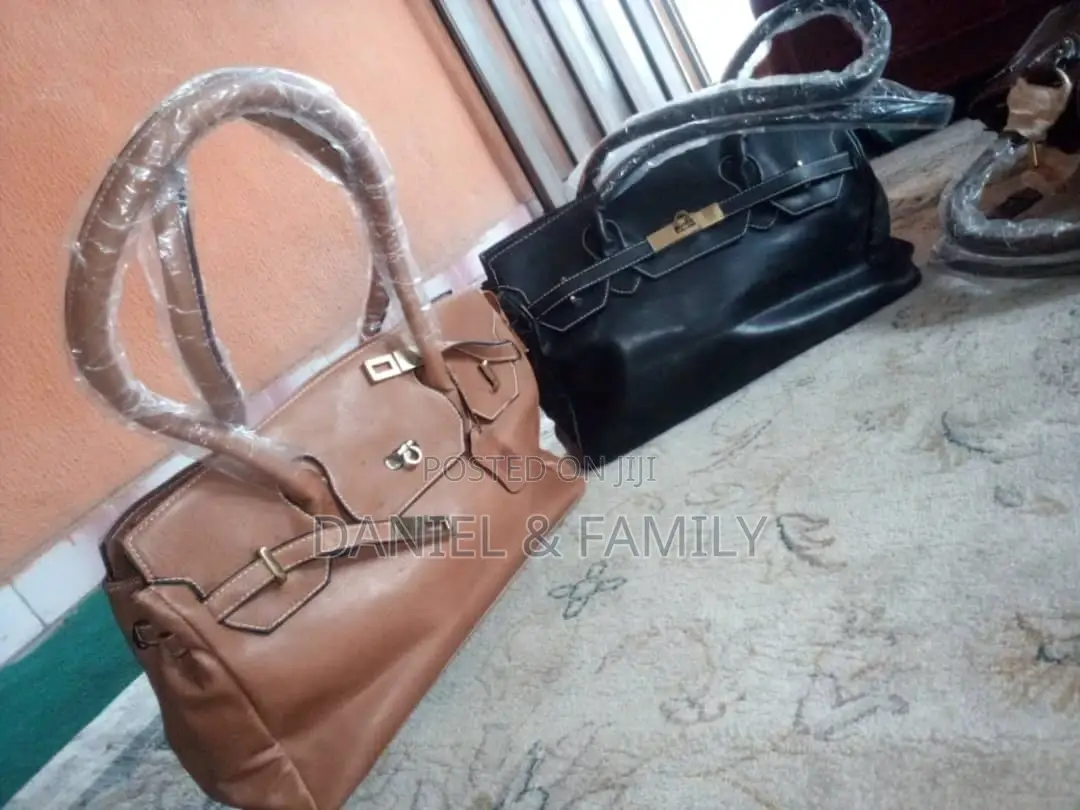 Imported Ladies Handbag – Brown Black – From Italy–Delivery Nigeria