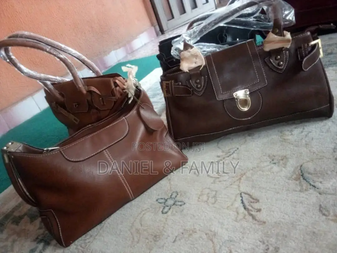 Imported Ladies Handbag – Brown Black – From Italy–Delivery Nigeria