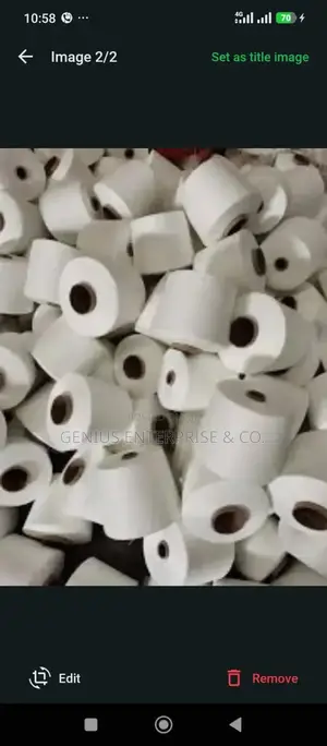 Poly Sack Bag Threads in Rolls for Sewing and Stitching Purpose.