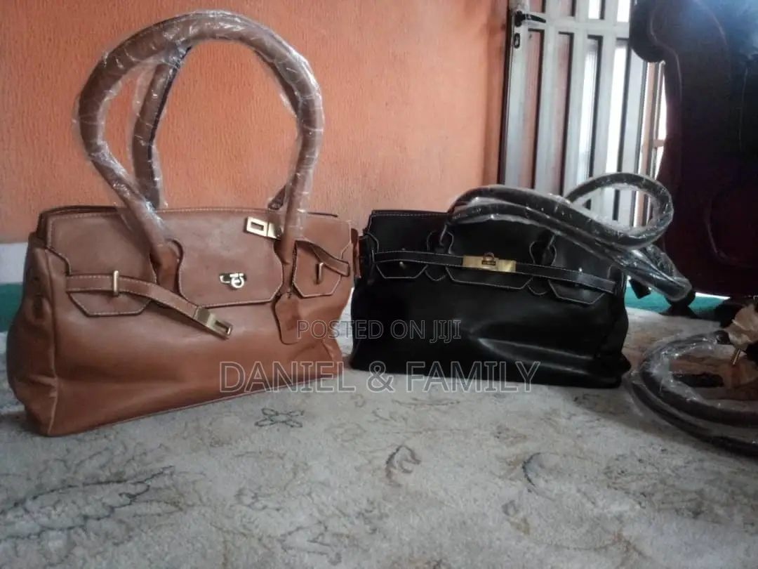 Imported Ladies Handbag – Brown Black – From Italy–Delivery Nigeria