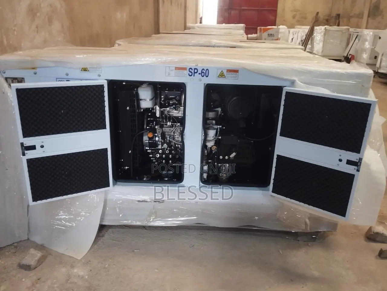 60kva Perkins Low Fuel Consumption And Also For Quieter Operation