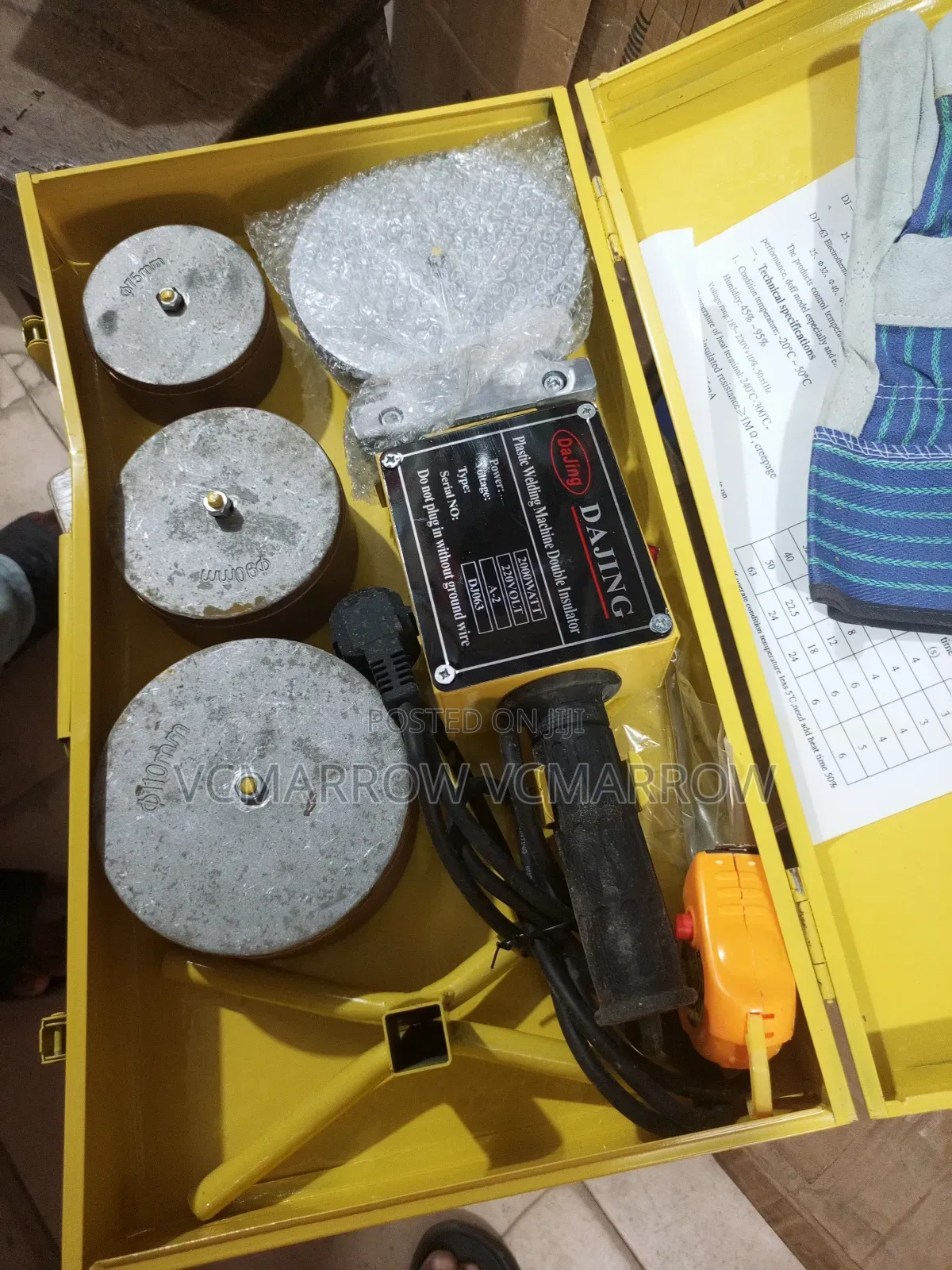 Professional Plastic Pipe Welding Machine (Model Dj 75-110)