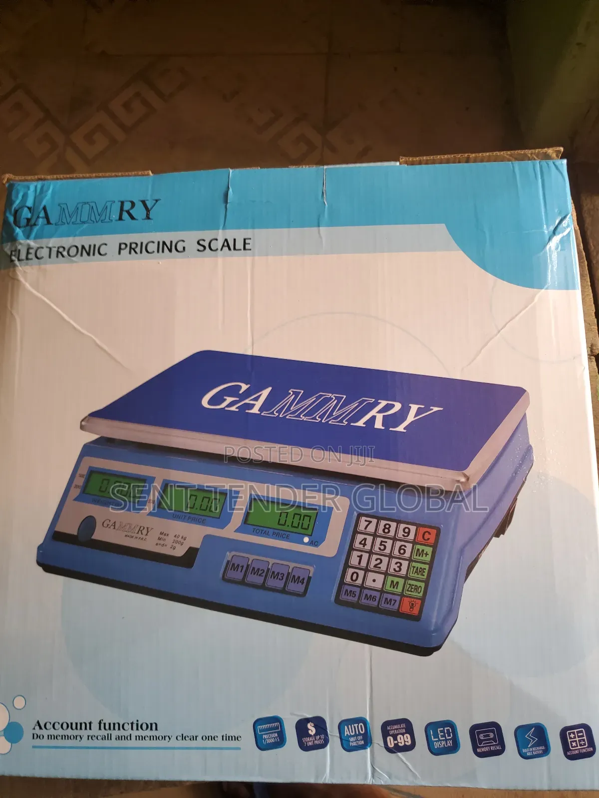 40kg Cammry Electronic Pricing Scale Digital