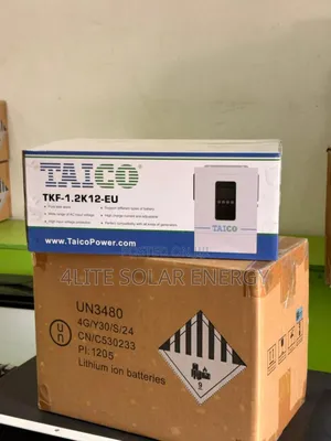 200ah 12v Taico Lithium Battery And 1.2kva 12v Taico Hybrid Inverter