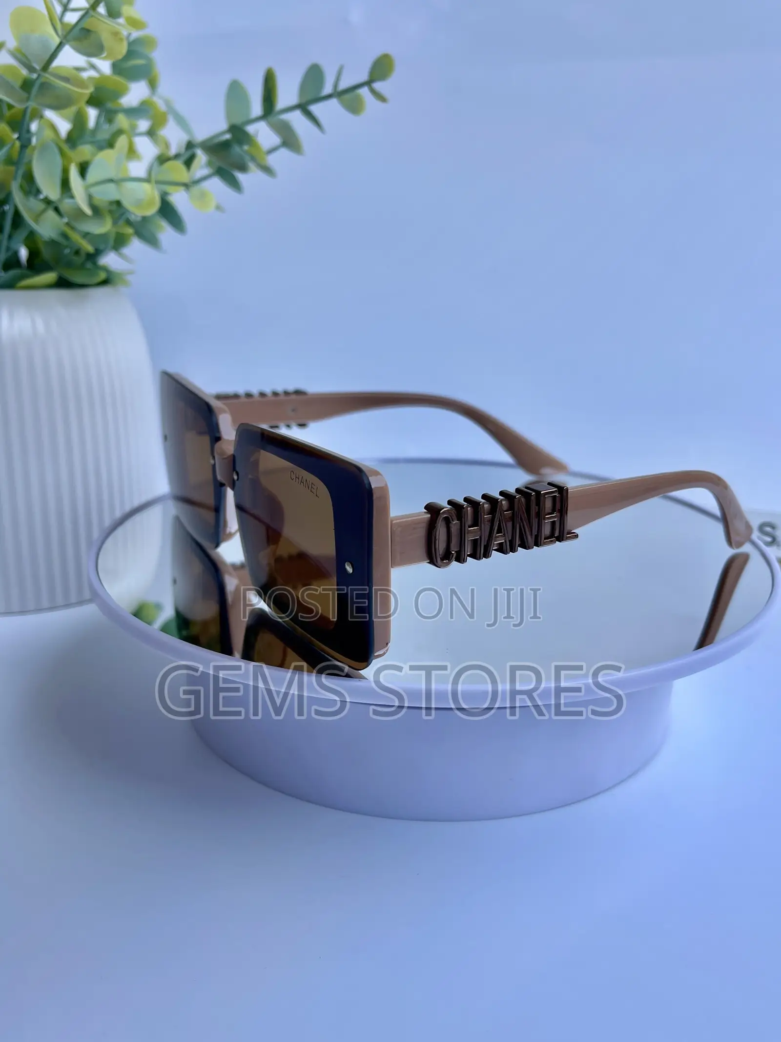 Chanel-Inspired Rectangular Sunglasses – Bold Statement Eyewear