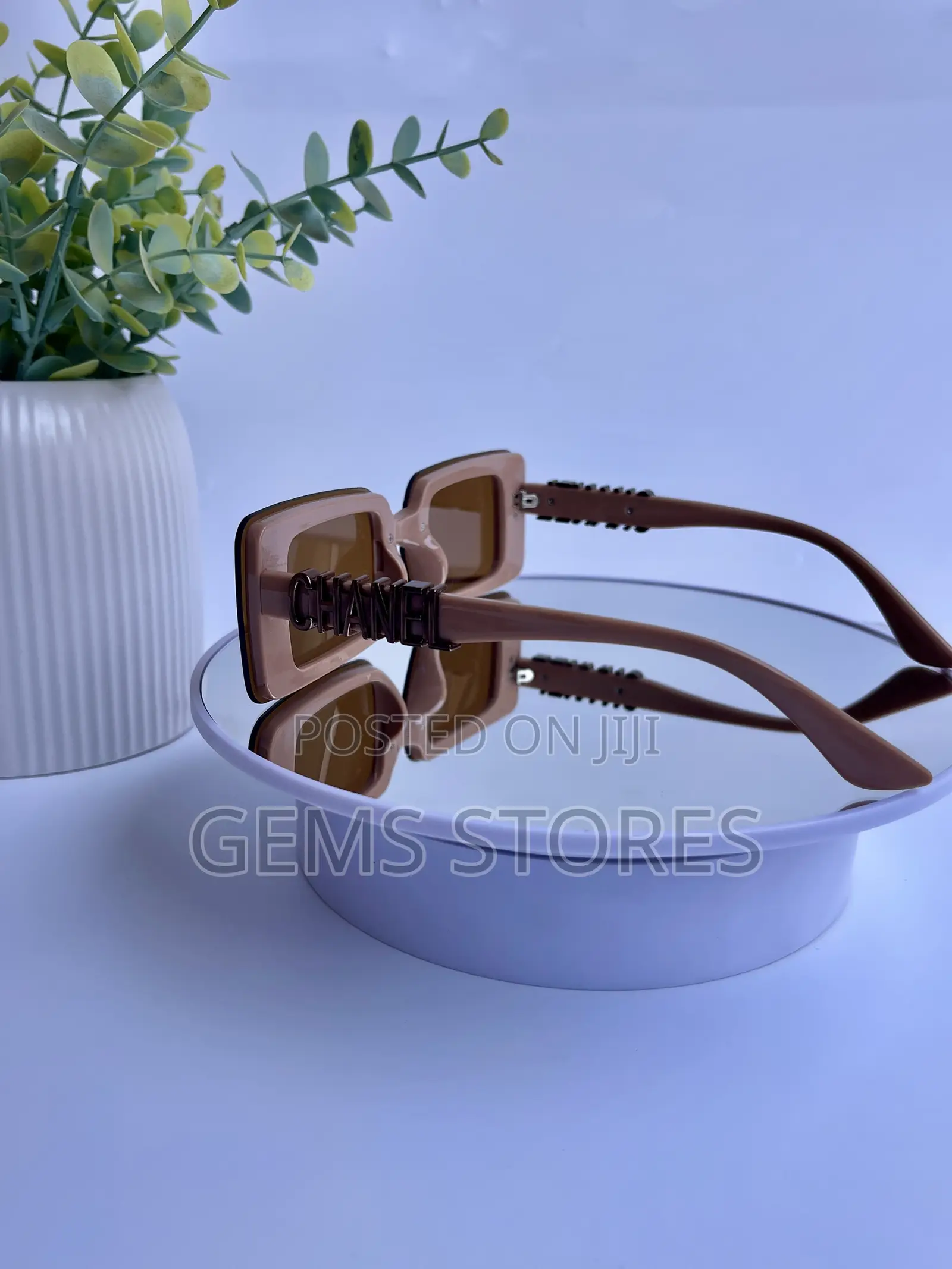 Chanel-Inspired Rectangular Sunglasses – Bold Statement Eyewear