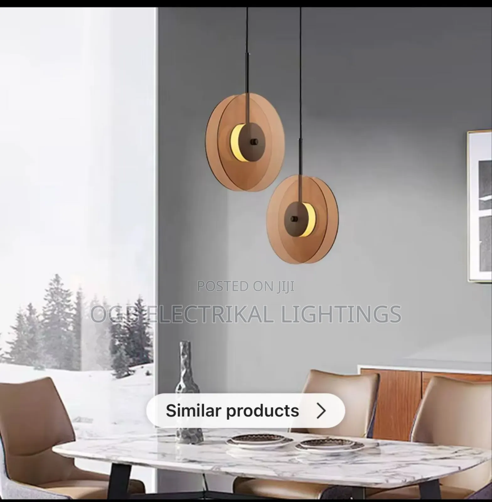 Glass Led Pendant Lights