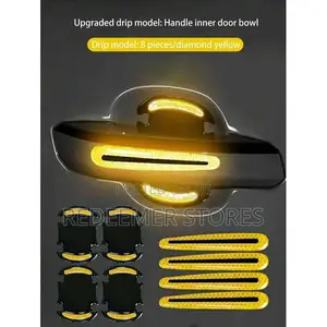 Door Handle Sticker, Carbon Fiber Anti Scratches