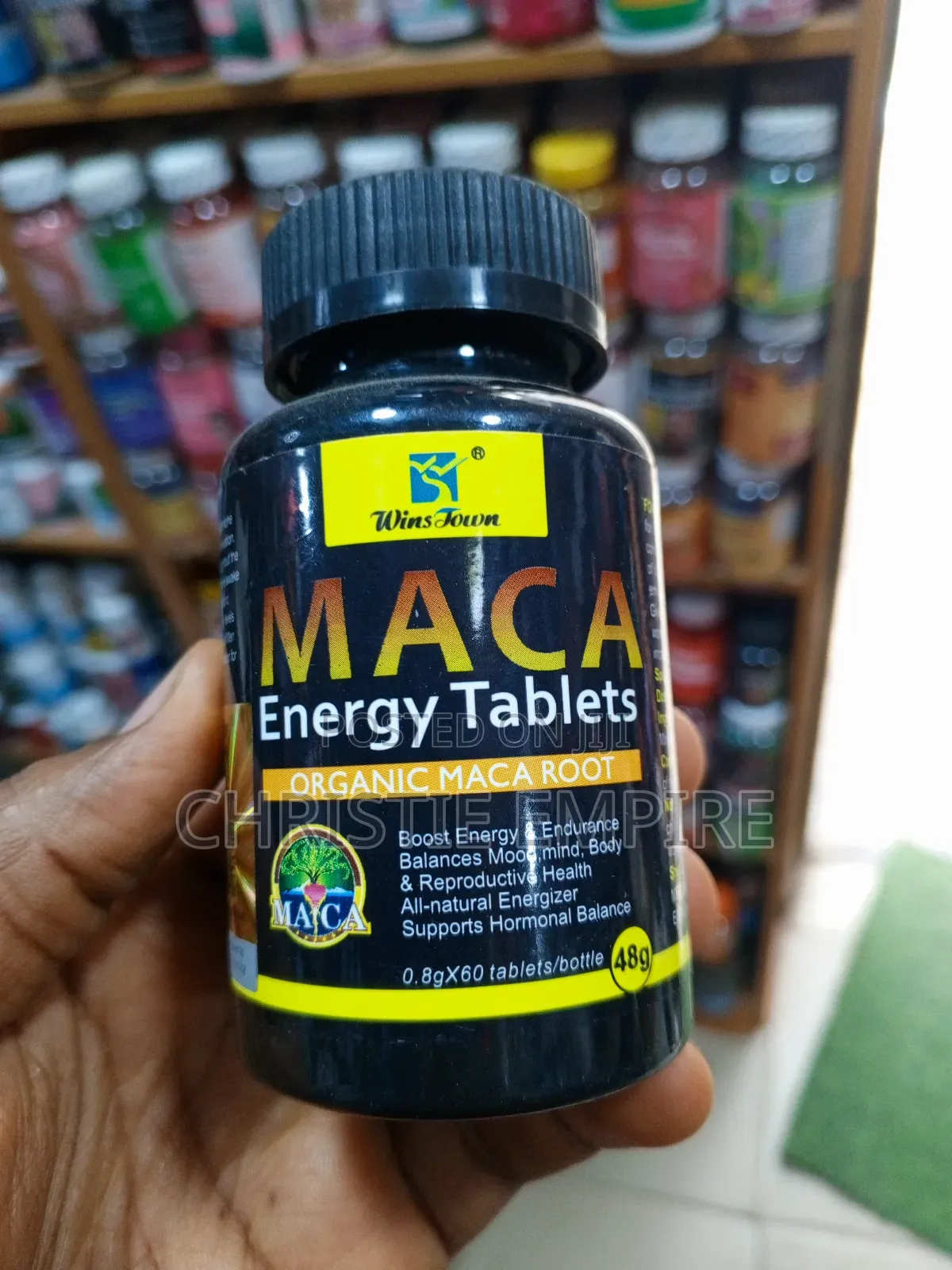 Wins Town Maca Energy Tablets
