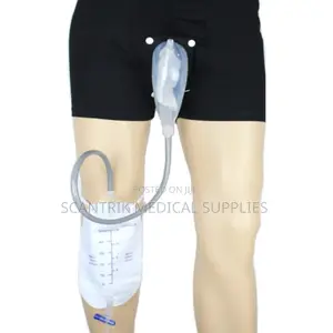 Hospital-Grade Male Urine Collection Bag With Measurement Scale