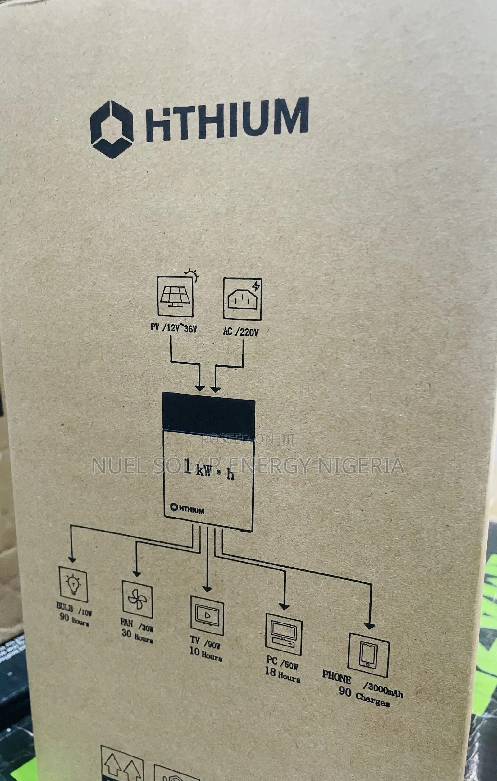 1kwh Hithium Solar Generator