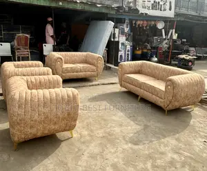 Nicely Constructed Quality Set of Upholstery Fabric Chairs | Sofa