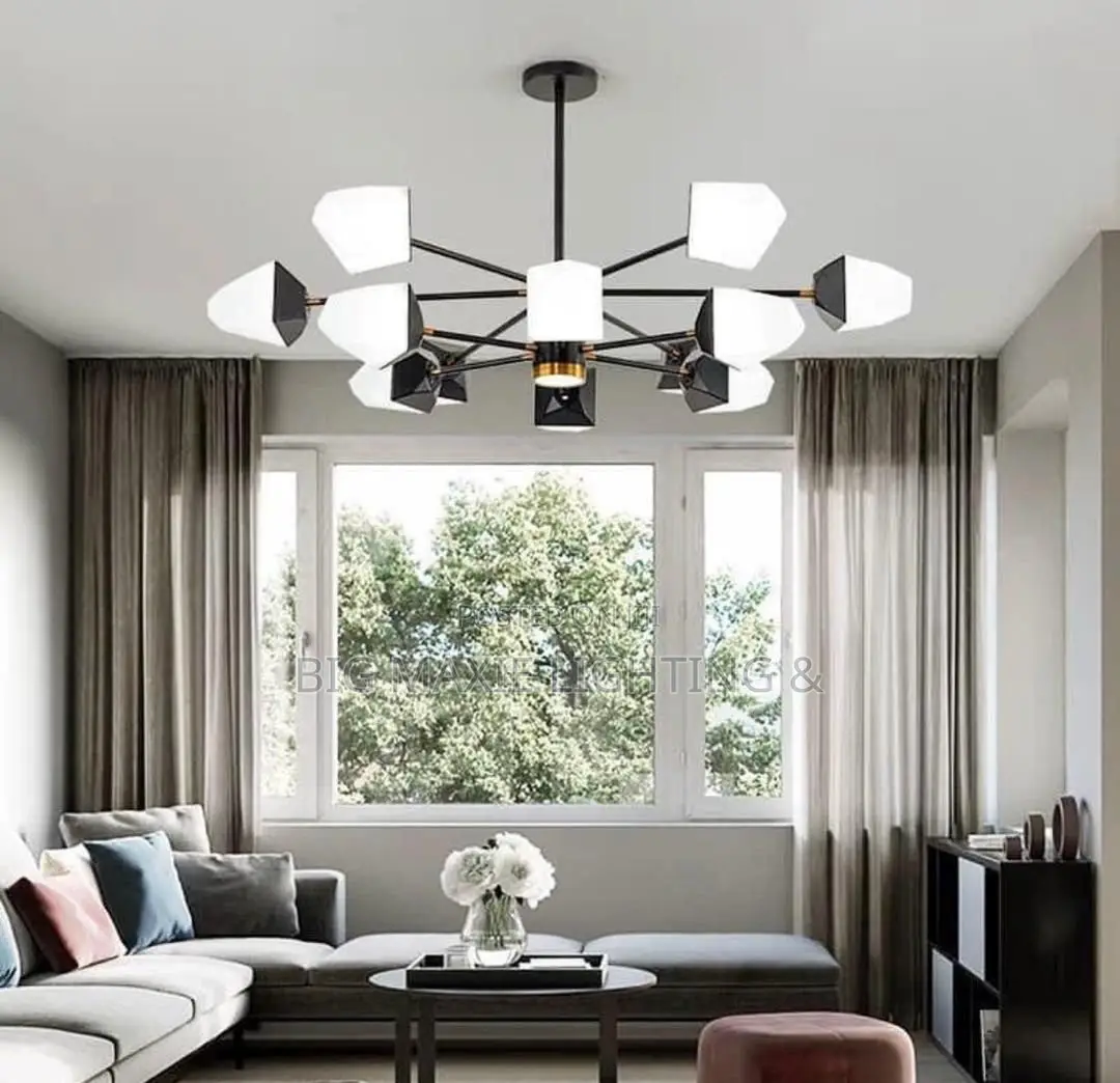 Modern Led Chandelier Minimalist Dimmable Ceiling Light