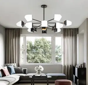 Modern Led Chandelier Minimalist Dimmable Ceiling Light