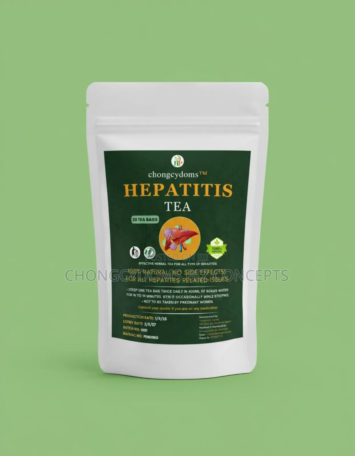 Chongcydoms Hepatitis Tea – Natural Liver Support Formula