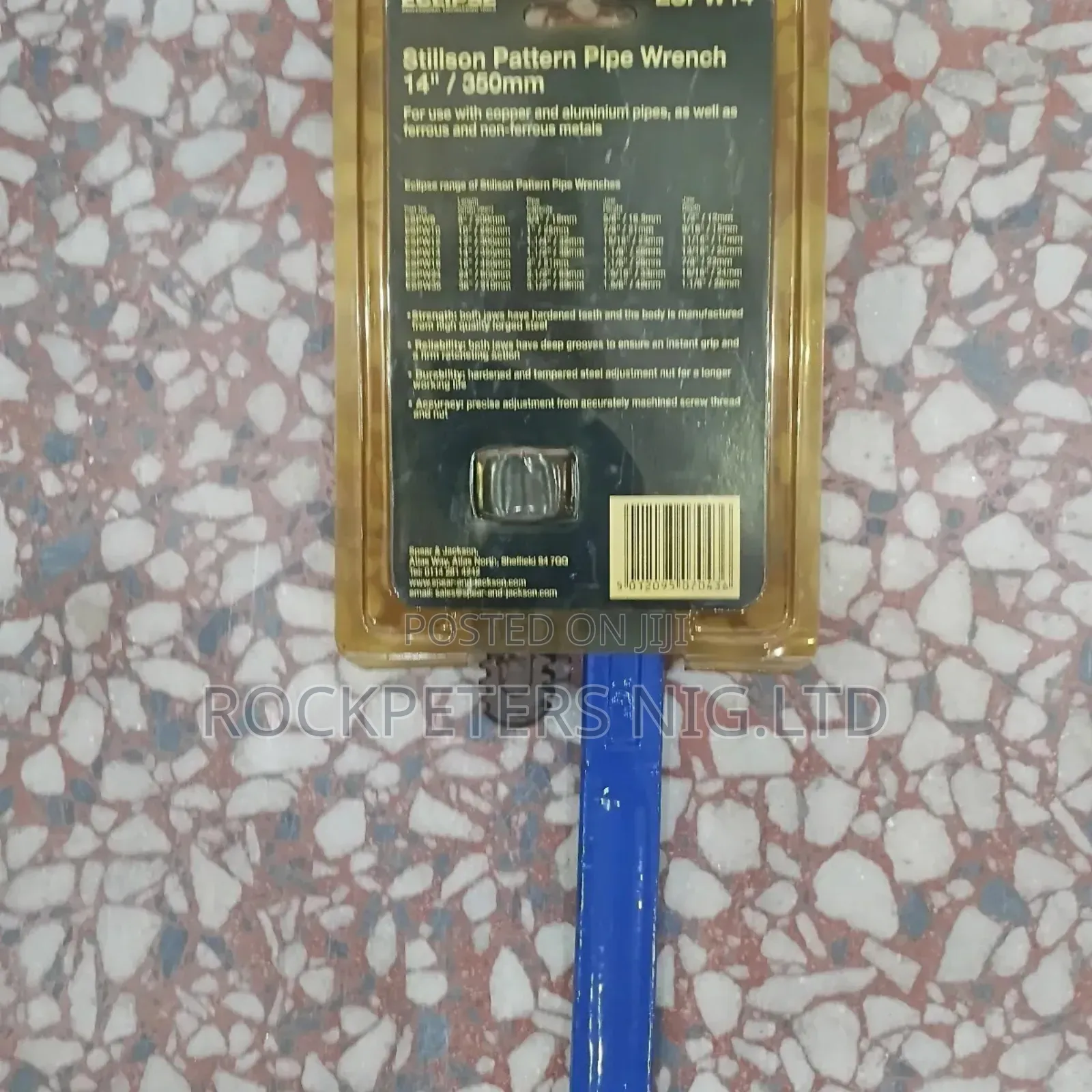 Eclipse Professional Tools Espw14 14" Stillson Pattern Pipe Wrench